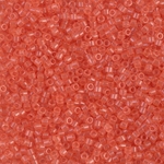 DB1412:  Transparent Salmon 11/0 Miyuki Delica Bead - Discontinued 