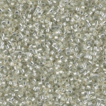 DB1431:  Silverlined Pale Moss Green 11/0 Miyuki Delica Bead - Discontinued 