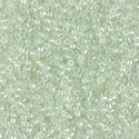 DB1474:  Transparent Pale Green Mist Luster 11/0 Miyuki Delica Bead - Discontinued 