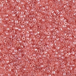 DB1481:  Transparent Salmon Luster 11/0 Miyuki Delica Bead 