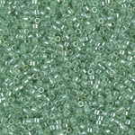 DB1483:  Transparent Mint Luster 11/0 Miyuki Delica Bead 