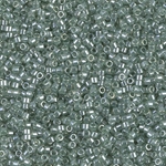 DB1484:  Transparent Light Moss Green Luster 11/0 Miyuki Delica Bead - Discontinued 