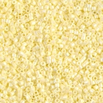 DB1501:  Opaque Pale Yellow AB 11/0 Miyuki Delica Bead - Discontinued 