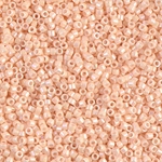 DB1502:  Opaque Light Peach AB 11/0 Miyuki Delica Bead - Discontinued 