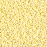 DB1511:  Matte Opaque Pale Yellow 11/0 Miyuki Delica Bead 