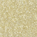DB1676:  Pearl LIned Transparent Pale Yellow AB 11/0 Miyuki Delica Bead 