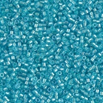 DB1708:  Mint Pearl Lined Ocean Blue 11/0 Miyuki Delica Bead 