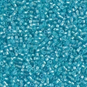 DB1708:  Mint Pearl Lined Ocean Blue 11/0 Miyuki Delica Bead 