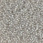 DB1711:  Pearl Lined Gray Mist AB 11/0 Miyuki Delica Bead 