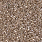 DB1731:  Beige Lined Opal AB 11/0 Miyuki Delica Bead 