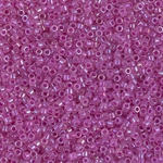 DB1744:  Fuchsia Lined Opal AB 11/0 Miyuki Delica Bead 