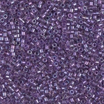 DB1754:  Sparkling Purple Lined Crystal AB 11/0 Miyuki Delica Bead 