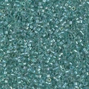 DB1767:  Sparkling Aqua Green Lined Crystal AB 11/0 Miyuki Delica Bead 
