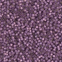 DB2182:  Duracoat Semi-Frosted Silverlined Dyed Lilac 11/0 Miyuki Delica Bead 