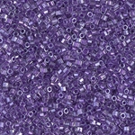 DBC-0906:  Sparkling Purple Lined Crystal Cut 11/0 Miyuki Delica Bead 