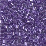 DBL-0906:  Sparkling Purple Lined Crystal 8/0 Miyuki Delica Bead 