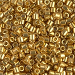 DBL-1832:  Duracoat Galvanized Gold 8/0 Miyuki Delica Bead 