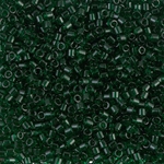 DBM0713:  Transparent Dark Emerald  10/0 Miyuki Delica Bead 