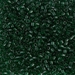 DBM0713:  Transparent Dark Emerald  10/0 Miyuki Delica Bead - DBM0713*