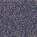 DBS0134:  Opaque Purple Gray Rainbow Luster 15/0 Miyuki Delica Bead 