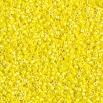 DBS0160:  Opaque Yellow AB 15/0 Miyuki Delica Bead 