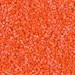 DBS0161:  Opaque Orange AB 15/0 Miyuki Delica Bead - DBS0161*