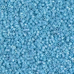 DBS0164:  Opaque Turquoise Blue AB  15/0 Miyuki Delica Bead 