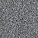 DBS0168:  Opaque Gray AB 15/0 Miyuki Delica Bead - DBS0168*