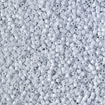 DBS0209-1: Opaque Light Gray Luster 15/0 Miyuki Delica Bead 