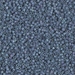 DBS0376:  Matte Metallic Steel Blue Luster 15/0 Miyuki Delica Bead   100 grams - DBS0376