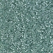 DBS0385: Matte Sea Glass Green Luster 15/0 Miyuki Delica Bead approx 100 grams - DBS0385