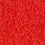 DBS0757: Matte Opaque Vermillion Red 15/0 Miyuki Delica Bead 