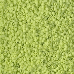 DBS0763: Matte Opaque Chartreuse 15/0 Miyuki Delica Bead 