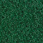 DBS0767: Matte Transparent Dark Emerald 15/0 Miyuki Delica Bead 