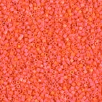 DBS0872:  Matte Opaque Orange AB 15/0 Miyuki Delica Bead 