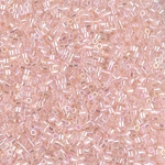DBS1243:  Transparent Pink Mist AB 15/0 Miyuki Delica Bead 