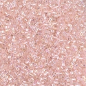 DBS1243:  Transparent Pink Mist AB 15/0 Miyuki Delica Bead 