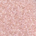 DBS1243:  Transparent Pink Mist AB 15/0 Miyuki Delica Bead   100 grams - DBS1243