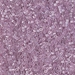 DBS1473: Transparent Pale Orchid Luster 15/0 Miyuki Delica Bead - Discontinued - DBS1473*