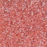 DBS1481: Transparent Salmon Luster 15/0 Miyuki Delica Bead 