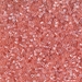 DBS1481: Transparent Salmon Luster 15/0 Miyuki Delica Bead - DBS1481*