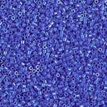 DBS1578:  Opaque Cyan Blue AB 15/0 Miyuki Delica Bead 