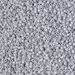 DBS1598: Matte Opaque Ghost Gray AB 15/0 Miyuki Delica Bead approx 100 grams - DBS1598