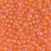 DP-138FR:  Miyuki 3.4mm Drop Bead Matte Transparent Orange AB approx 250 grams - DP-138FR