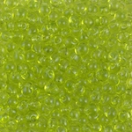 DP-143:  Miyuki 3.4mm Drop Bead Transparent Chartreuse 