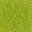 DP-143F:  Miyuki 3.4mm Drop Bead Matte Transparent Chartreuse 