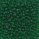 DP-146:  Miyuki 3.4mm Drop Bead Transparent Green 