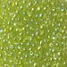 DP-258:  Miyuki 3.4mm Drop Bead Transparent Chartreuse AB - DP-258*