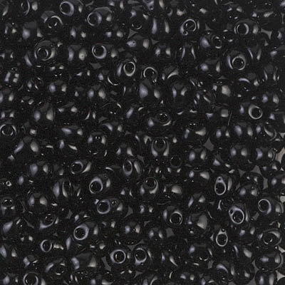 DP-401:  Miyuki 3.4mm Drop Bead Black 