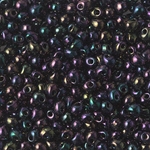 DP-454:  Miyuki 3.4mm Drop Bead Metallic Dark Plum Iris 